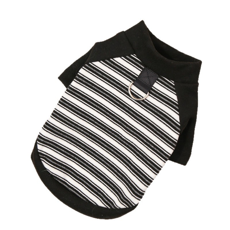 秋冬宠物条纹衣服狗狗两腿衣宠物居家服猫咪中小型犬加厚彩虹服饰|undefined