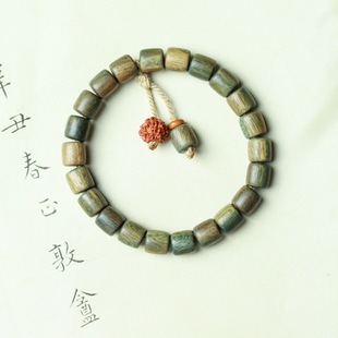 Factory Direct Supply Argentina green sandalwood DIY bracelet men's and women's sandalwood beads wholesale large quantity Congyou