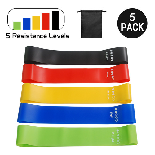 Elastic band yoga accessories resistance band fitness glute circle ring elastic band exercise latex resistance band