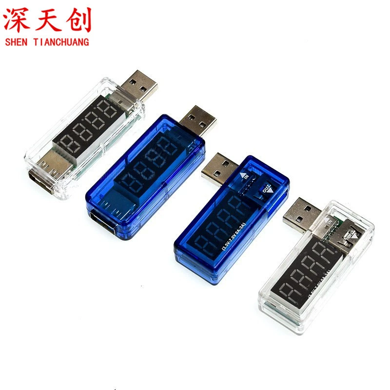 USB-тестер напряжения тока зарядки детектор USB Вольтметр Амперметр может обнаруживать USB-оборудование