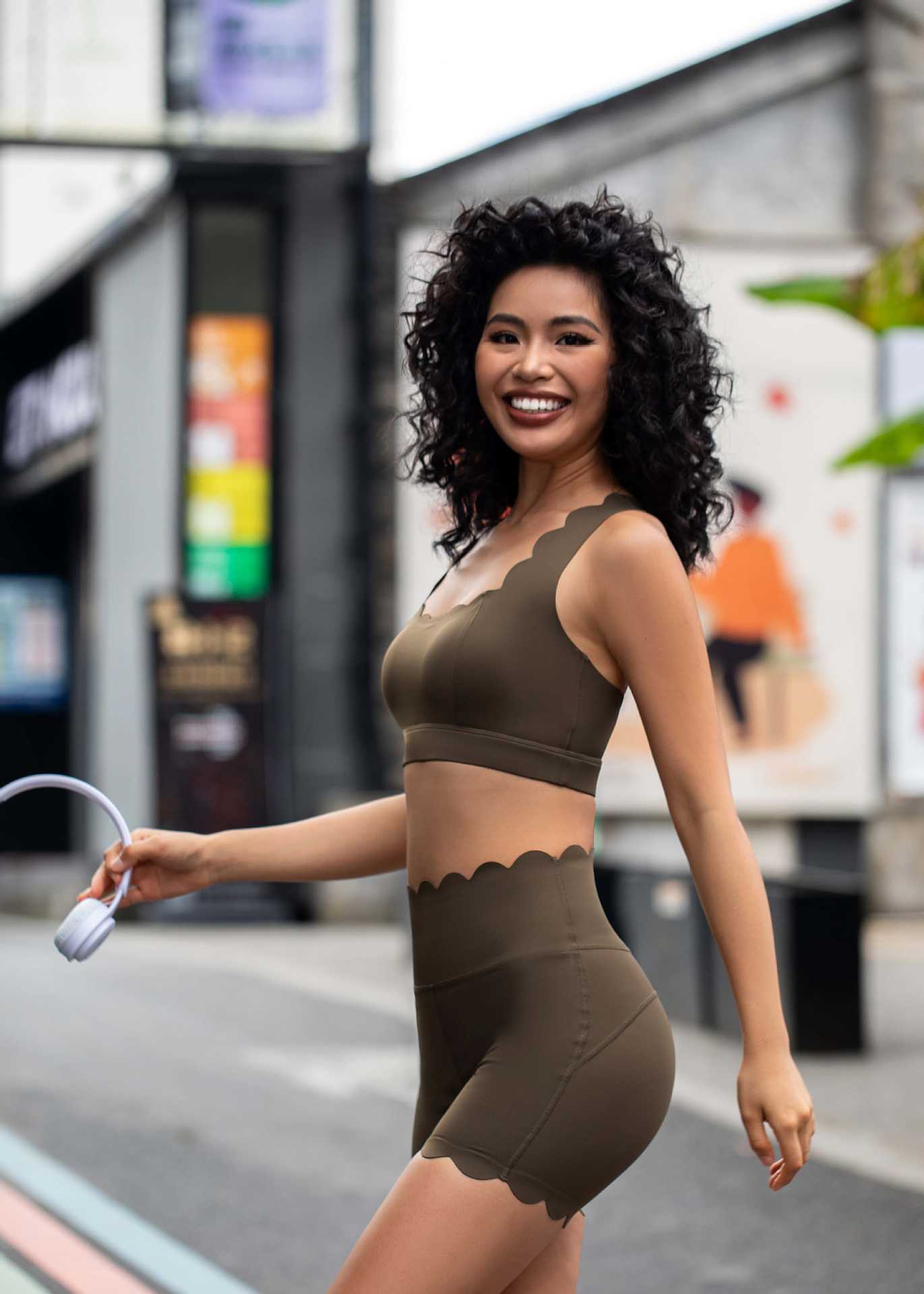 High Waisted, Elastic, Tight Fitting Yoga/cycling Leggings, Breathable, Shockproof, Slimming, Butt Lifting, Quick Drying, Comfortable For Sports._desvips.com