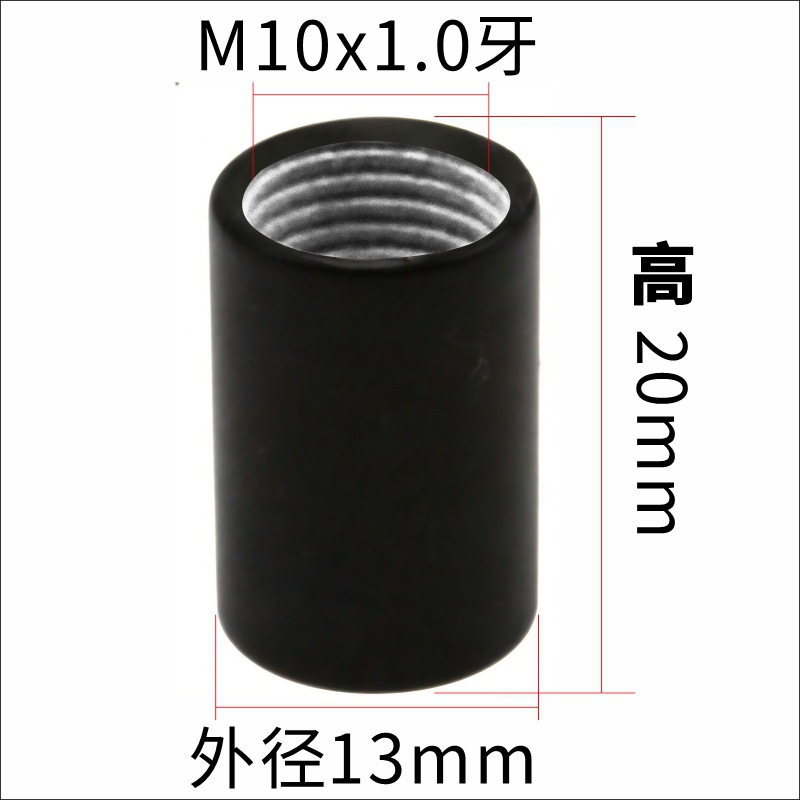 Lámpara de mesa tubo de conexión lámpara de mesa Barra de pintura en aerosol doble cabeza de paliza tubo blanco y negro tubo dental de dos cabezas hueco artesanía doble cabeza de paliza