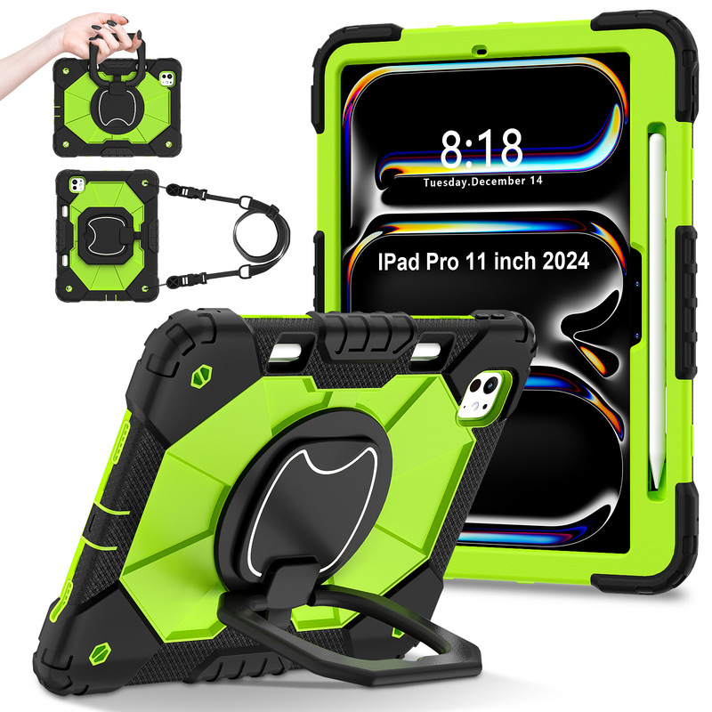 Suitable for iPad Pro11 M4 A2836 2024 Satchel Tablet Protective Case with Suction Pen Slot