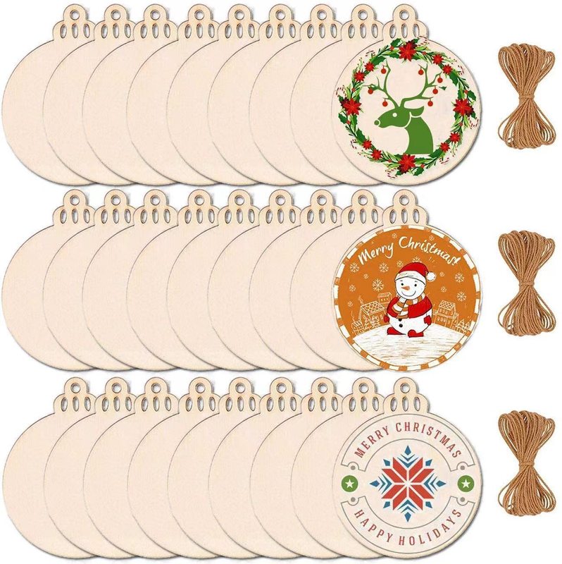クリスマス子供DIYクリエイティブ絵画美しい木製工芸品看板クリスマスツリーパーティー装飾|undefined