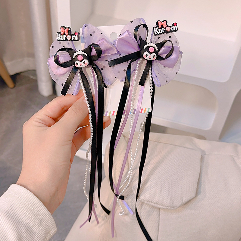 Niña dulce y fresco muñeca trenzada sucia Kullomi niños peluca de dibujos animados trenzada anillo de pelo trenzado artefacto de la correa de goma cuerda de pelo