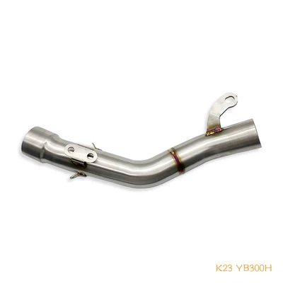 Motorcycle exhaust pipe Assembly Muffler Silencer - k23-yb300h-middle-section
