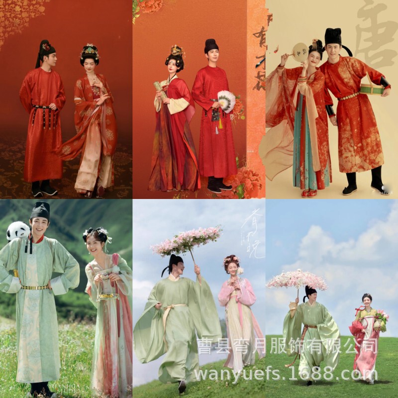 Men's Hanfu Women's Tang Style Wedding Dress Photo Ancient Dress Small Fresh Chinese Style suit Girl's Sweet Pet Playful Couple's Travel Dress Men's Hanfu Women's Tang Style Wedding Dress Photo Ancient Dress Small Fresh Chinese Style suit Girl's Sweet Pet Playful Couple's Travel Dress