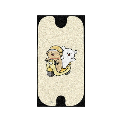 Electric vehicle foot mat Electric Vehicle Foot Pads, Battery - luyuan-fbq5color-08-beige-ride-dog