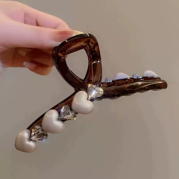 #2#2130 Deep Coffee Love Clip