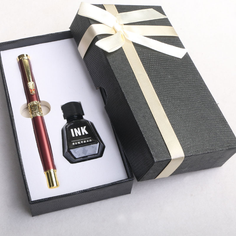 小礼盒棕红色黑墨水2