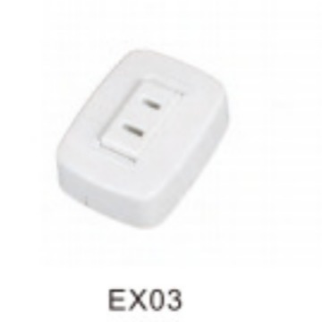 美规扁插座两孔插座铜接线片适用于充电头快充充电器 ABS原料插座