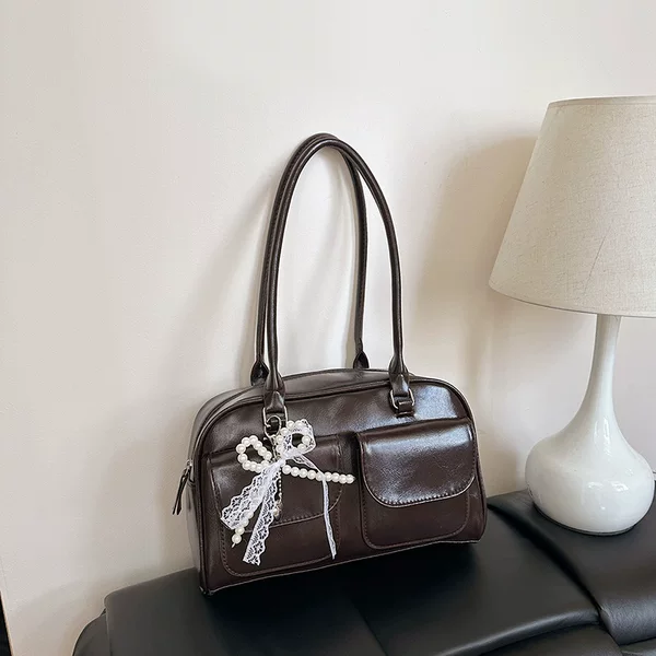 Niche Underarm Bag for Women 2024 New Trendy Fashion Retro Tote Bag Versatile Large Capacity Commuter Bag