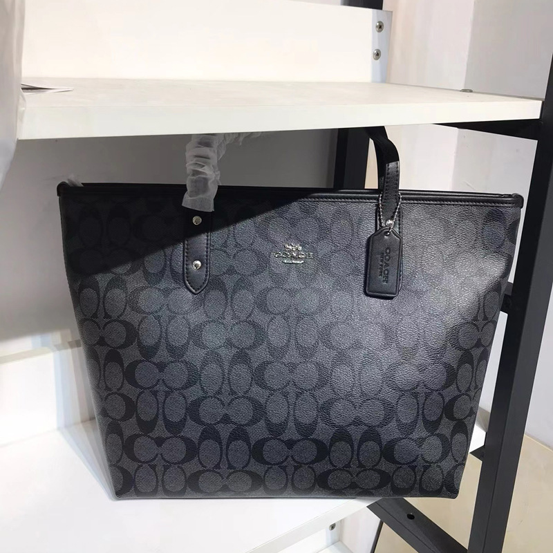 Koujia's New Classic Presbyopic Zipper City30 Tote Bag Large Capacity Shopping Bag Shoulder Satchel Women's Bag Trendy