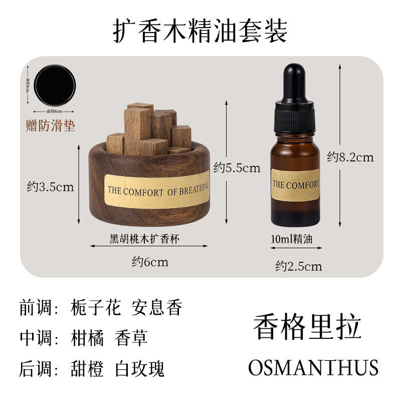 세트 상품 - 블랙 월넛 + 샹그릴라 (10ml 에센셜 오일 포함)