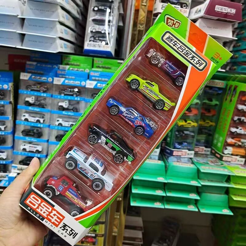1:64 Alloy Sports Car Model Set Children's Toy Car Boys' Racing Car Collection Display Gift Box Wholesale 1:64 Alloy Sports Car Model Set Children's Toy Car Boys' Racing Car Collection Display Gift Box Wholesale