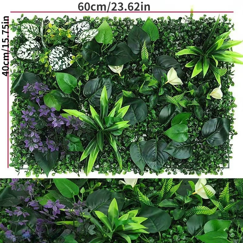 人造植物墙仿真立体绿植墙面挂式塑料假草坪门头阳台室内外装饰|undefined