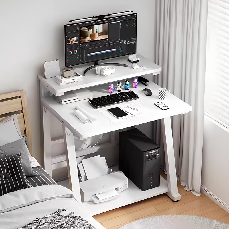 Computer Desk Desktop Home Bedroom Simple Office Learning Game Table E-Sports Table Small Mobile Workbench