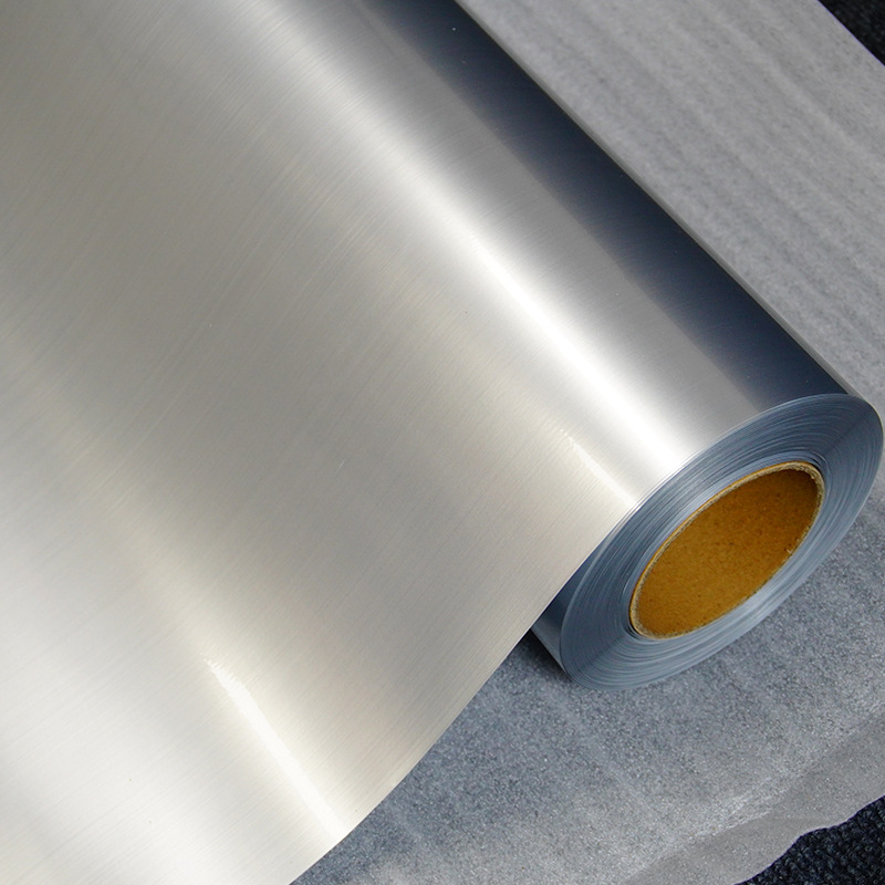 PET dibujado adhesivo adhesivo de plata disolvente débil dibujado por pulverización dibujado adhesivo grabado impresa etiqueta impermeable material publicitario