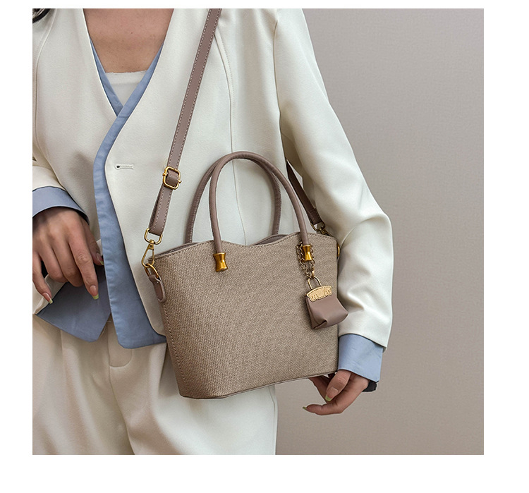 All Seasons Season Women's Gender Women's PU Solid Color Vintage Style Classic Style Square Zipper Handbag Crossbody Bag