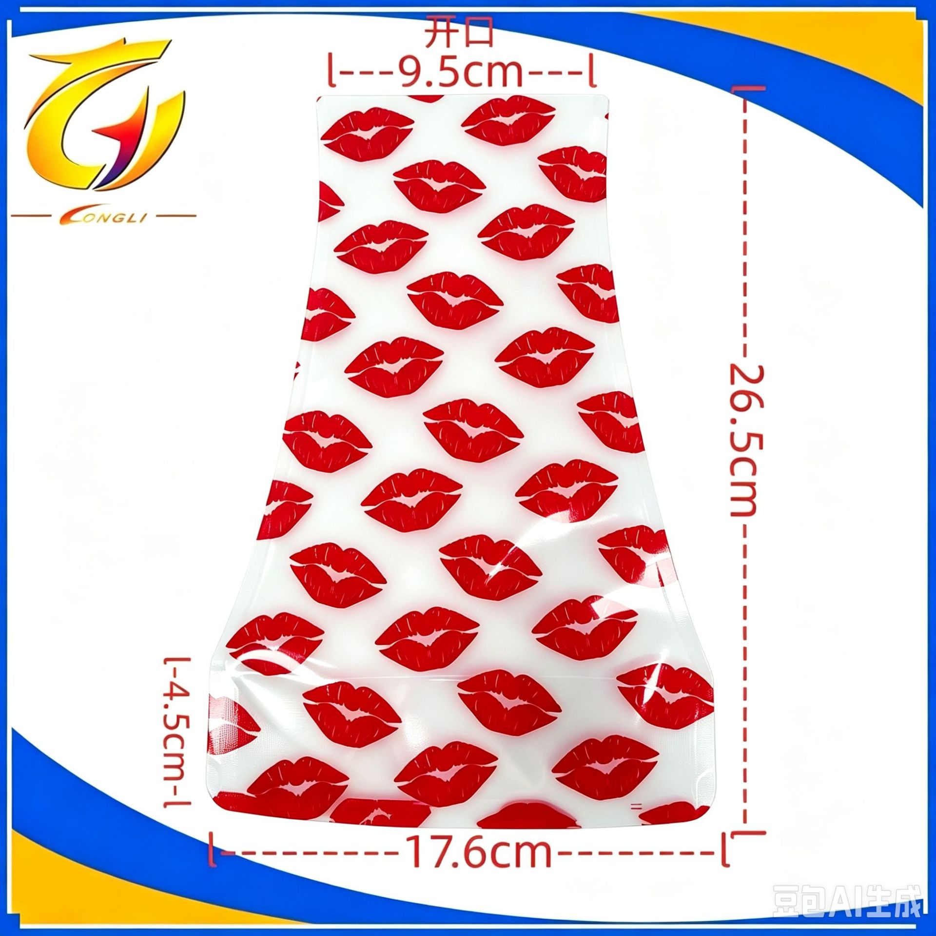 립 프린트 보틀 백