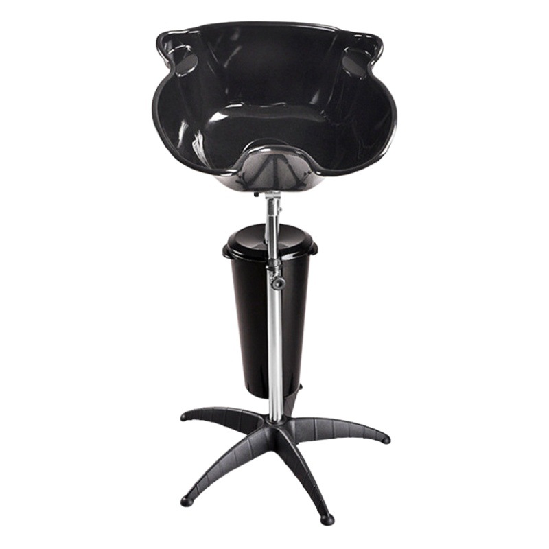 Lavacabezas portátil con soporte móvil para peluquería