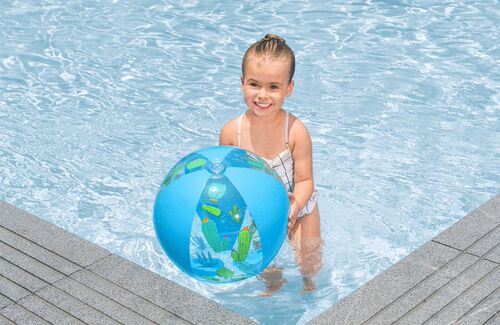 Bestway31036 Children's Inflatable Ocean Balls Polychrome Print Water Play Balls Swimming Pool Fun Three-Color Water Balls
