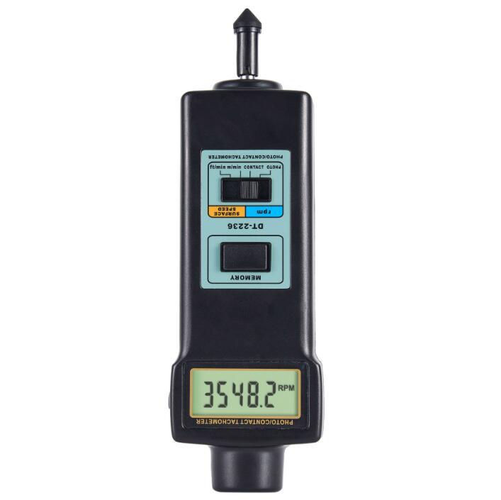 多功能转速计DT-2236光电接触式两用转速表激光接触转速测试仪