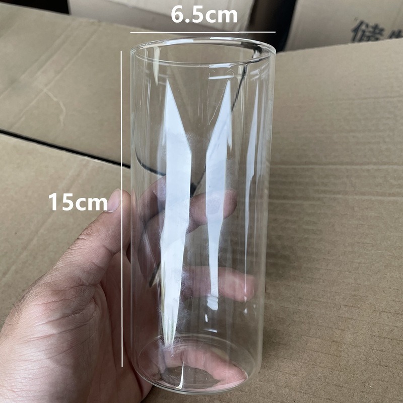 スポットヨーロッパの家庭用家具ガラスキャンドルカップ結婚式レストランキャンドルホルダーシンプルな高ホウケイ酸ガラスキャンドルカップ|undefined