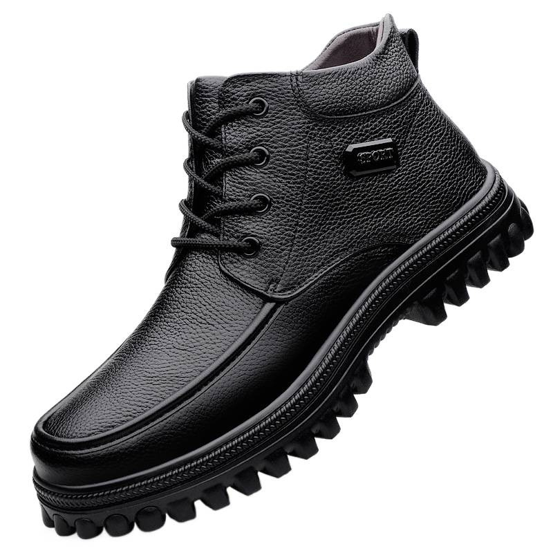 Zapatos de hombre de tamaño king 51 aumento de peso 50 botas de invierno y otoño Martin ensanchadas 49 botas de cuero medias 48 botas de trabajo gruesas