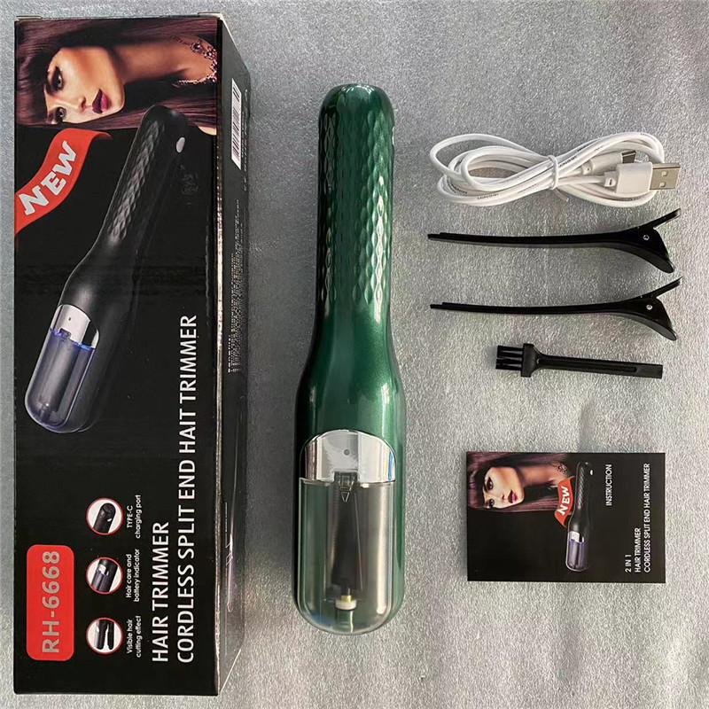 跨境碎发器便携理发器自动修剪器家用多功能头发分叉削发器美发器|undefined