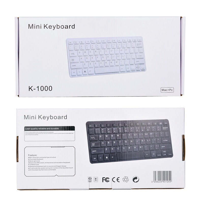Teclado Mini K1000 – Teclado de 78 Teclas para PC y Laptop