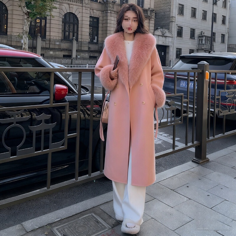 New Elegant Fur Collar Hepburn-Style Woolen Coat for Women, 2026 Autumn and Winter, Stylish Mid-Length Blazer Trench Coat New Elegant Fur Collar Hepburn-Style Woolen Coat for Women, 2026 Autumn and Winter, Stylish Mid-Length Blazer Trench Coat