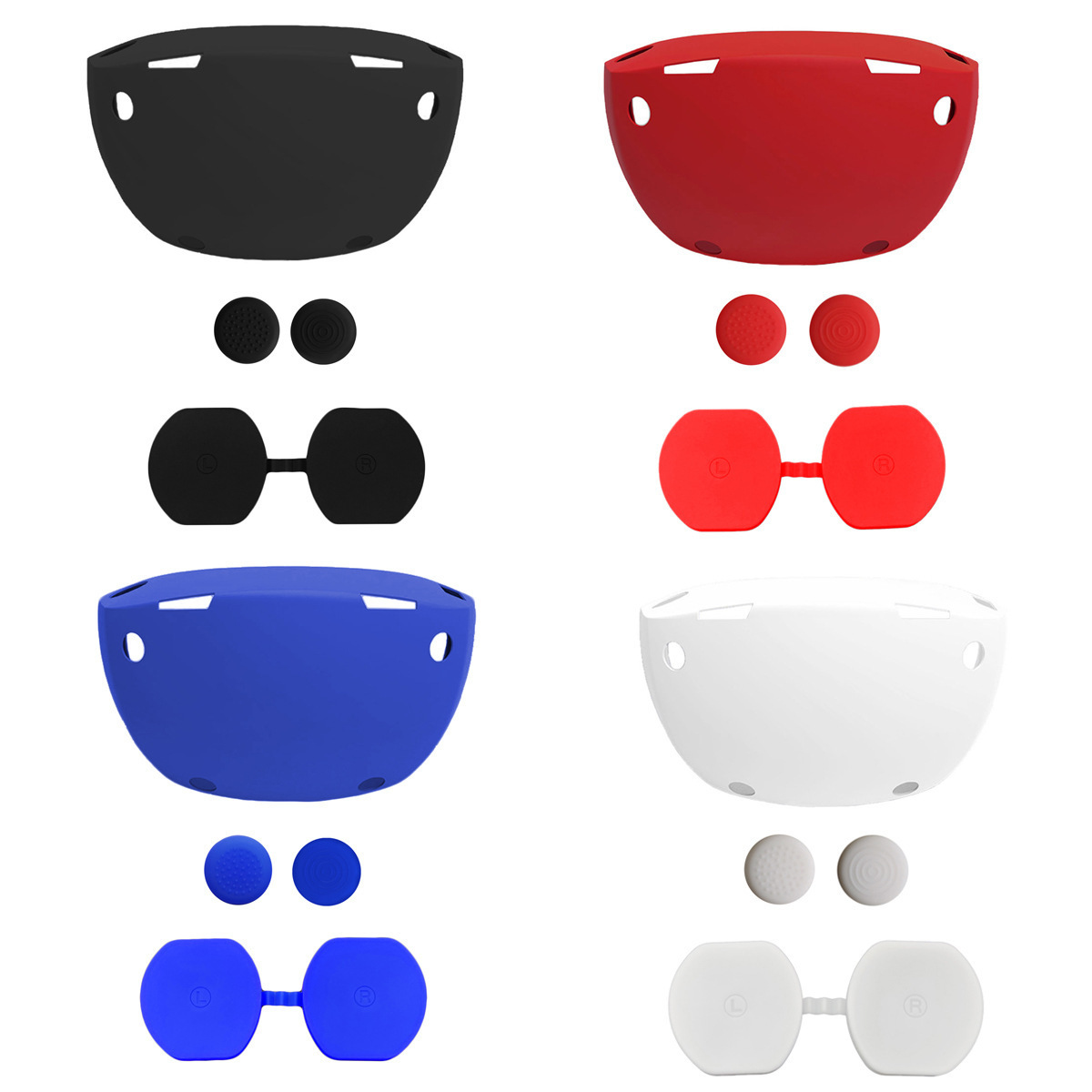 PSVR2 Helmet All-inclusive Protective Cover Game Lens Cover suit Silicone Dust-proof Sweat-proof PSVR2 Protective Cover