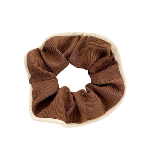 Vintage French Seam Bowel Hair Tie Hair Ribbon Autumn Winter Korean Style Headband Rubber Band Fat Intestine Hair Accessory Wholesale