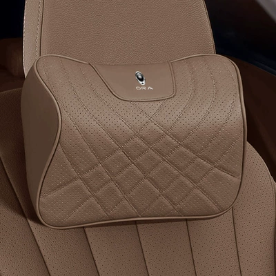 Waist support Seat Cushion Lumbar Support - copper-card-brown-neck-pillow