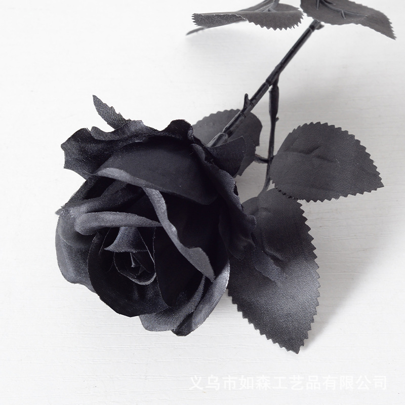 模造ベルベットバラ一本造花人工花ウェディングホームバレンタインデー装飾高級感花束壁|undefined