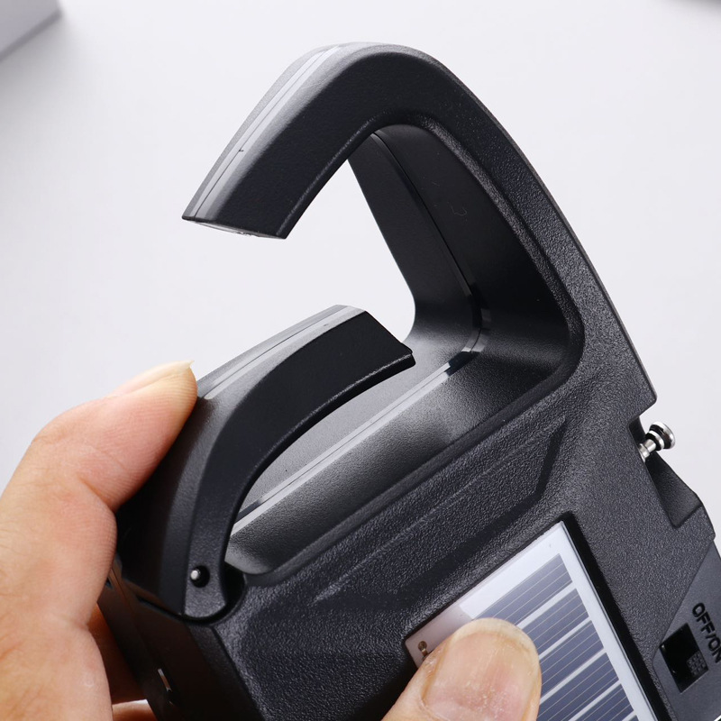 屋外ソーラー充電bluetoothスピーカーラジオ一体キャンプ携帯懐中電灯バックパック掛けデザイン新|undefined