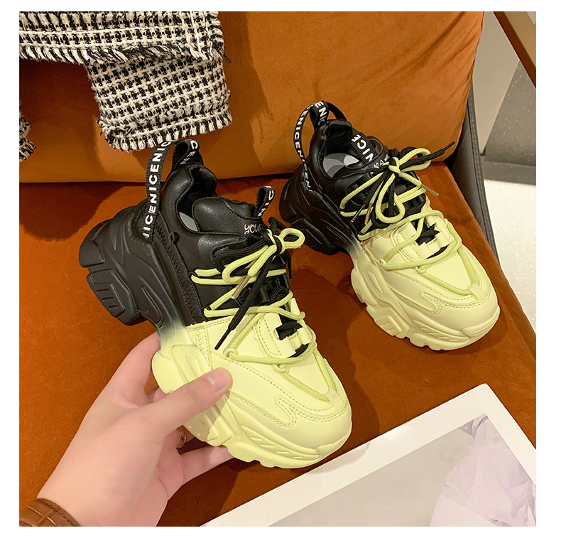 Vrouwen Chunky Sneakers Dikke Bodem Platform Vulcaniseer Schoenen Mode Ademend Casual Running Schoen Voor Vrouw Vrouwelijke