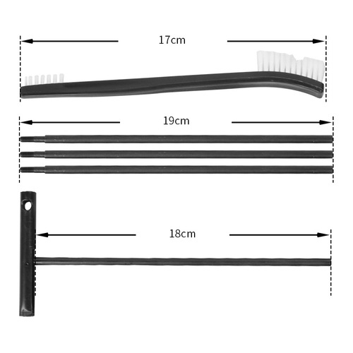 Cross-border Amazon M16 gun brush metal cleaning brush M4 complete cleaning and maintenance tool brush set
