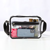 fashion PVC Jelly bag Simplicity Versatile Waist pack adjust men and women currency transparent The single shoulder bag Transparent bag goods in stock