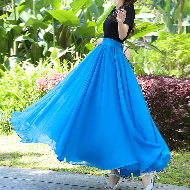 720 degrees chiffon big skirt