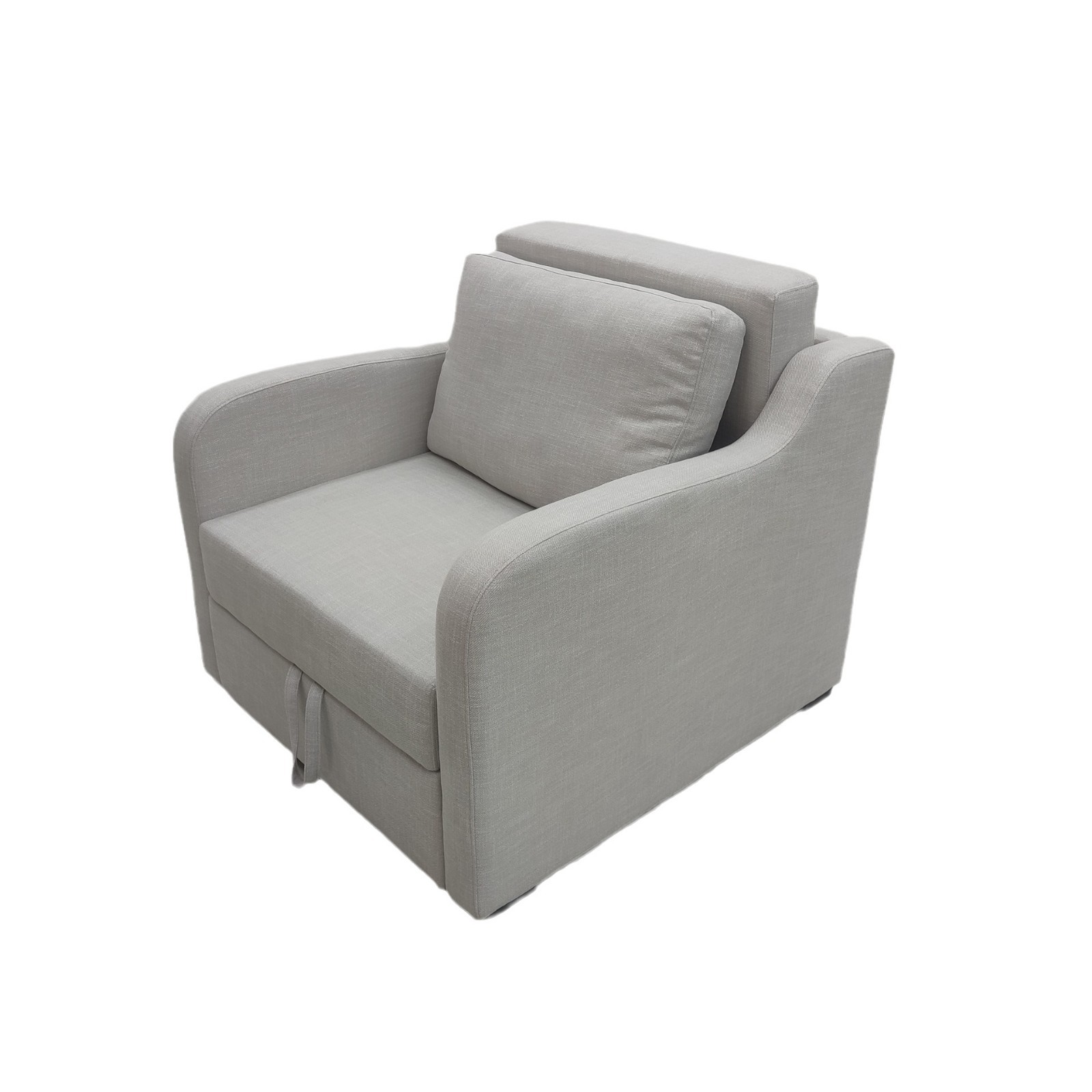 Moderno simple multifuncional plegable push-pull de una sola persona de oficina almuerzo sofá cama tecnología tela algodón lino sofá cama