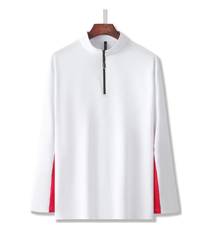 运动polo衫工作服教练服速干t恤体育生训练服长袖网球服男士定制|undefined