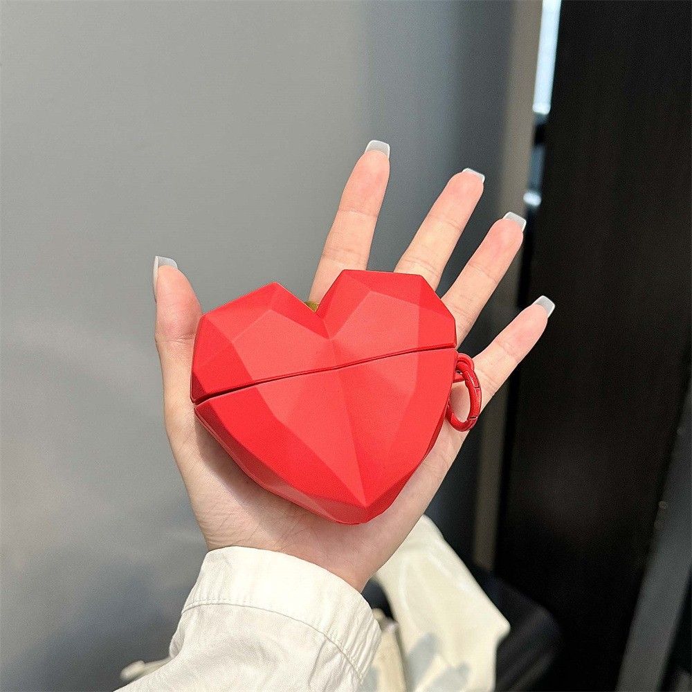 Amor tridimensional rojo