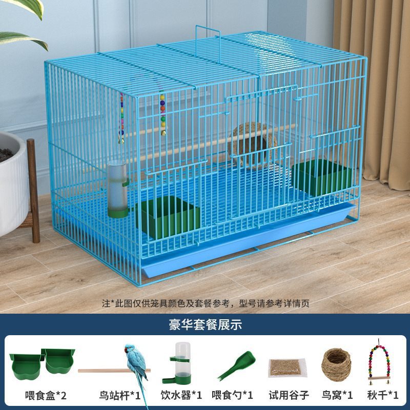国境を越えた鳥かご 金属製鳥かご 大型セキセイインコ鳥かご カササギアカシ鳥かご 黒鳳凰鳥かご ピジョンケージ|undefined