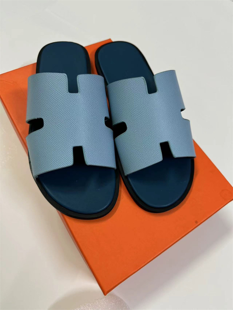 Medio Oriente e-commerce transfronterizo h zapatillas hombre sudeste asiático zapatos de cuero plano comercio exterior europeo y americano zapatos de playa de una sola zapatilla