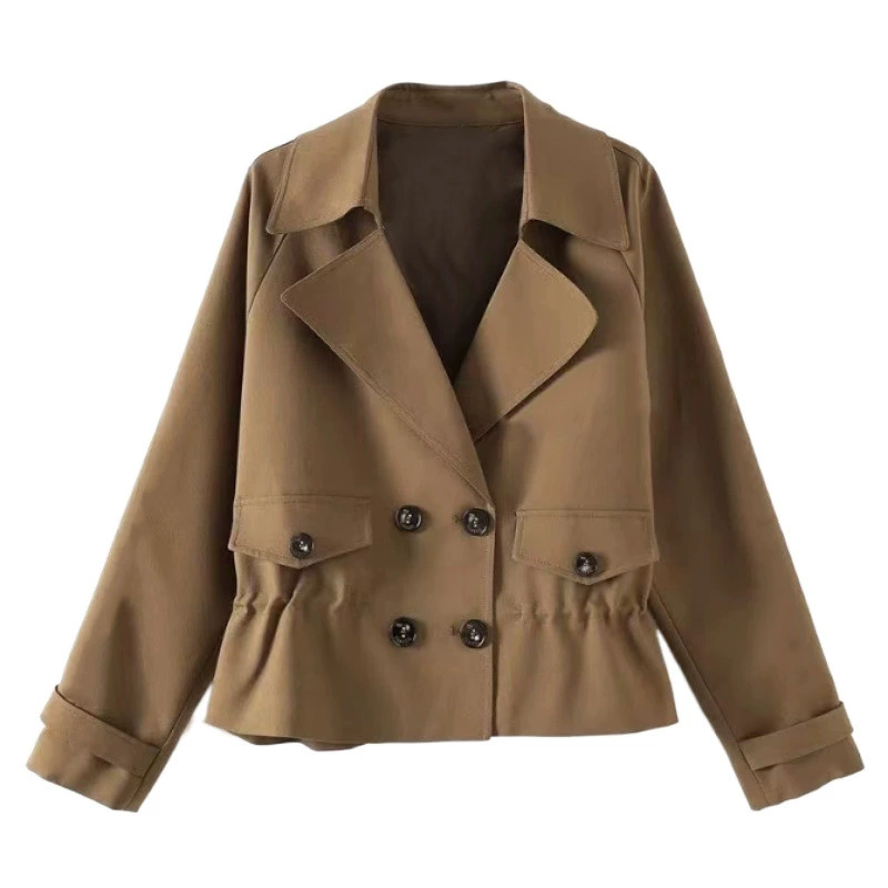 Короткая осенняя куртка Trench, корейский стиль