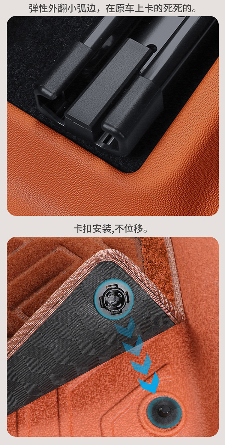 Suitable for Ideal L6L7L8L9 Floor Mats, Special Environmentally Friendly Tpe Car Floor Mats, Trunk Mats, Back Mats Wholesale
