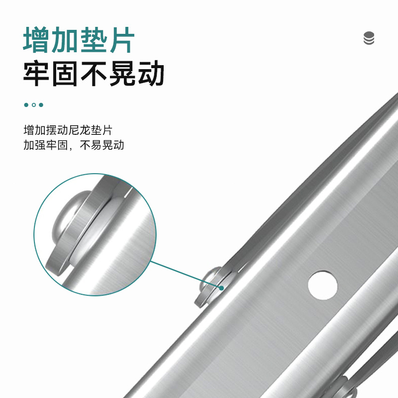 Soporte triangular de estante telescópico plegable Soporte triangular de pared grueso de acero inoxidable 304 de alta resistencia 90 grados