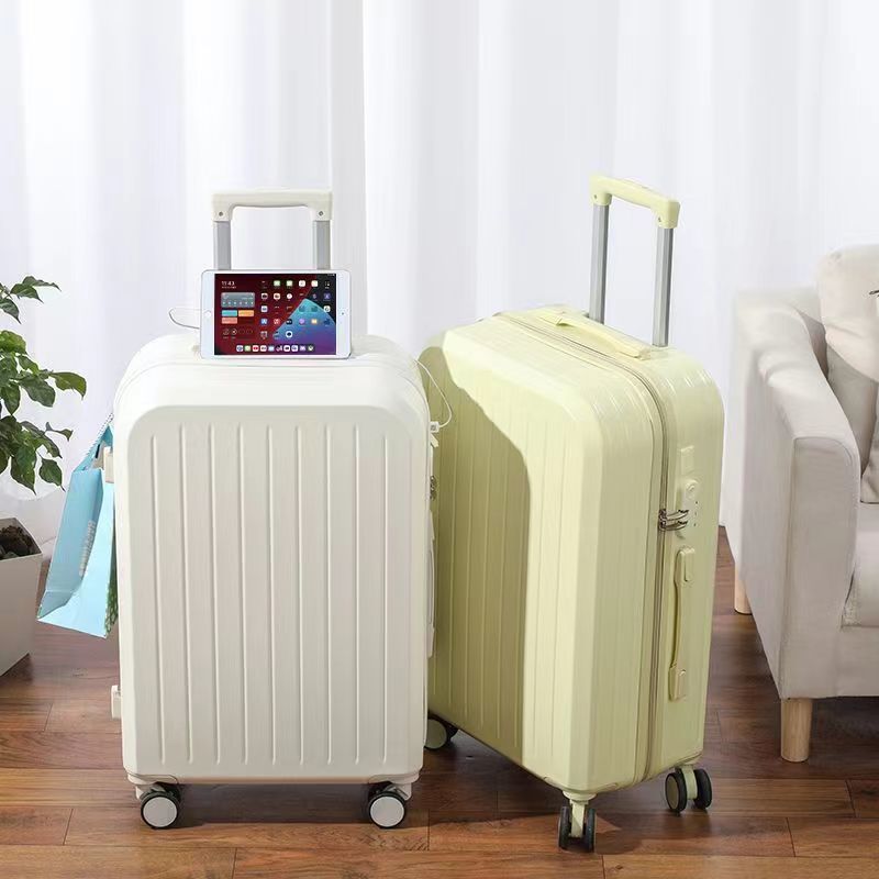 Luggage Suitcase Multifunctional New Model Password Trolley Case Sturdy Universal Wheels Durable Student Travel Case Password Box Factory